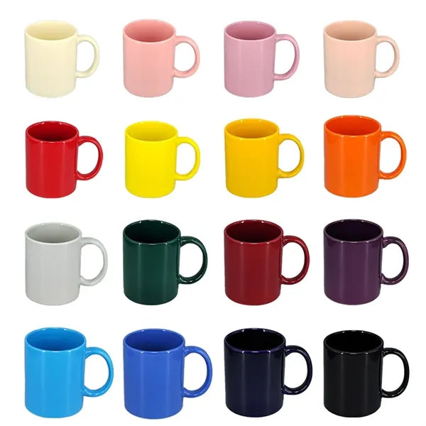 11 oz C-Handle Ceramic Mug
