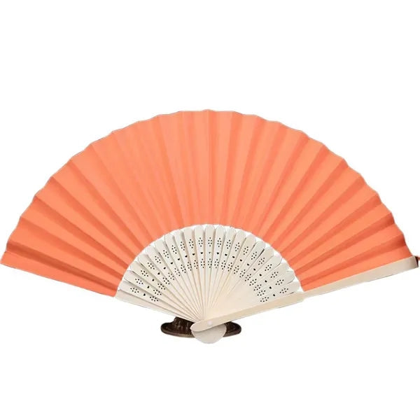 Foldable Chinese Japanese Vintage Bamboo Paper Fan
