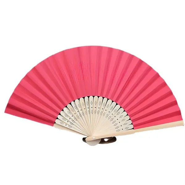 Foldable Chinese Japanese Vintage Bamboo Paper Fan