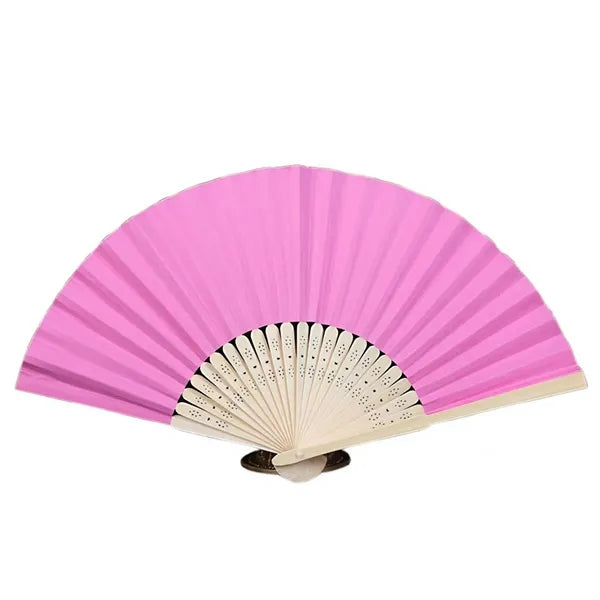 Foldable Chinese Japanese Vintage Bamboo Paper Fan