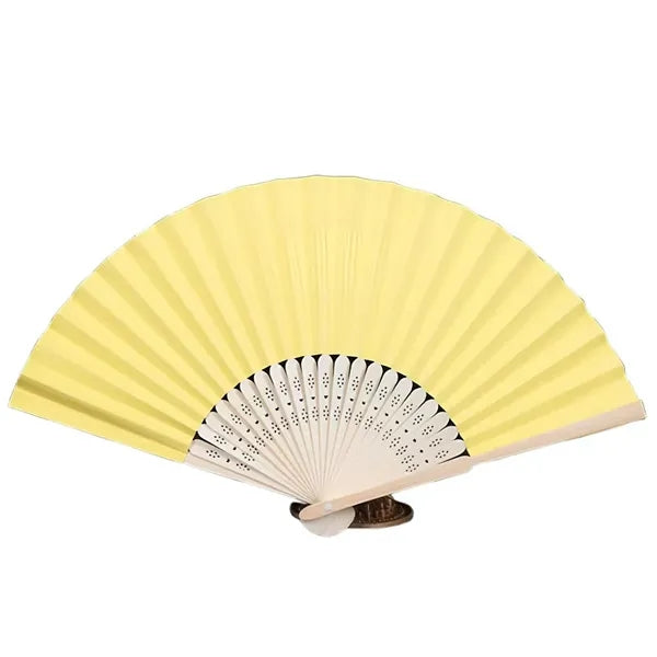 Foldable Chinese Japanese Vintage Bamboo Paper Fan