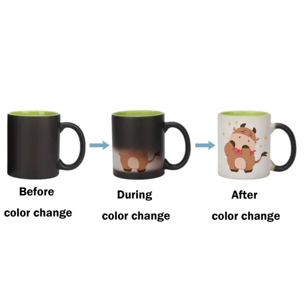 11 oz Sublimation Color Changing Ceramic Mug