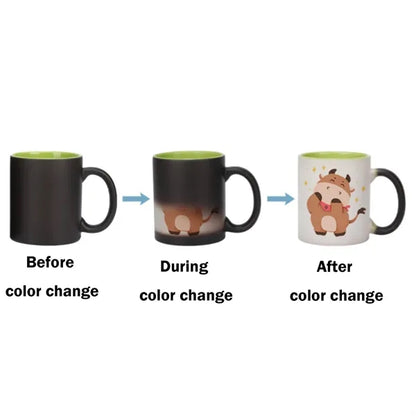 11 oz Sublimation Color Changing Ceramic Mug