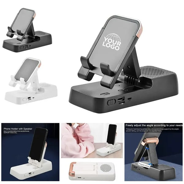 3-in-1 Bluetooth speaker stand power bank