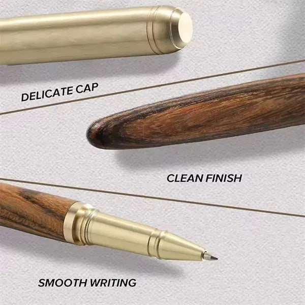 Wooden Engrave Business School pen