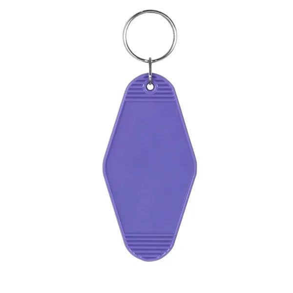 Full Color Plastic Hotel Keychain