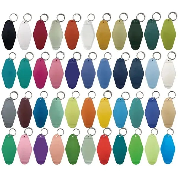 Full Color Plastic Hotel Keychain