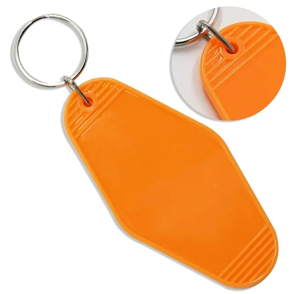 Full Color Plastic Hotel Keychain