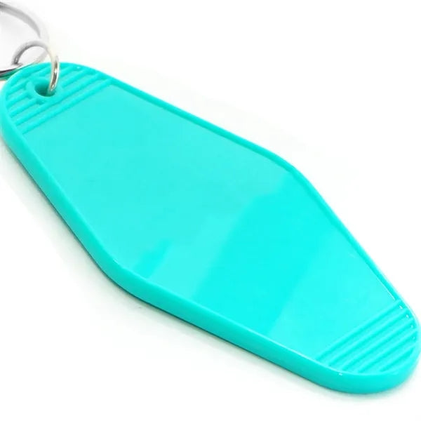 Full Color Plastic Hotel Keychain