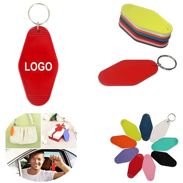 Full Color Plastic Hotel Keychain
