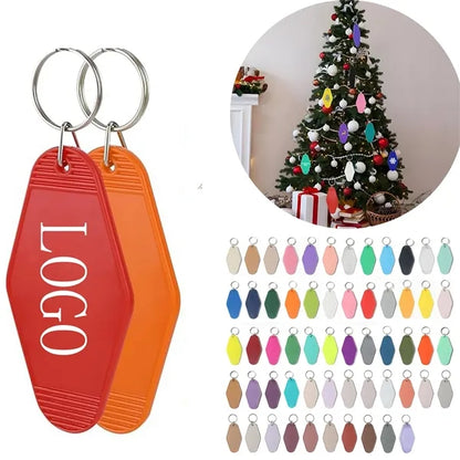 Full Color Plastic Hotel Keychain