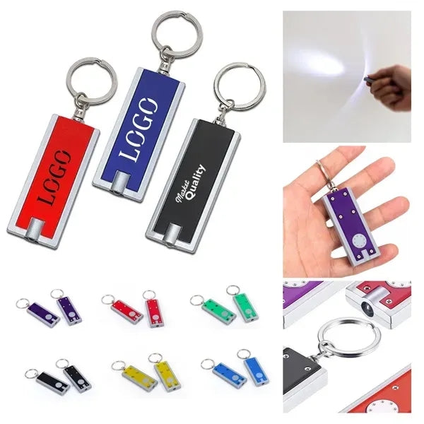 Rectangle LED Keychain