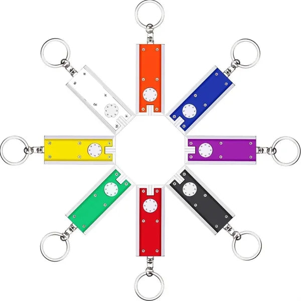Rectangle LED Keychain