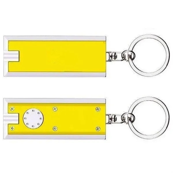 Rectangle LED Keychain