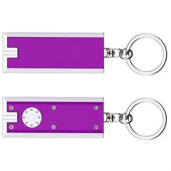 Rectangle LED Keychain