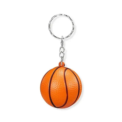 Sports Ball Stress Reliever Keychain