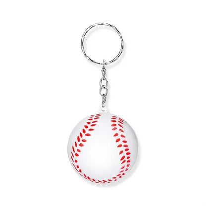 Sports Ball Stress Reliever Keychain
