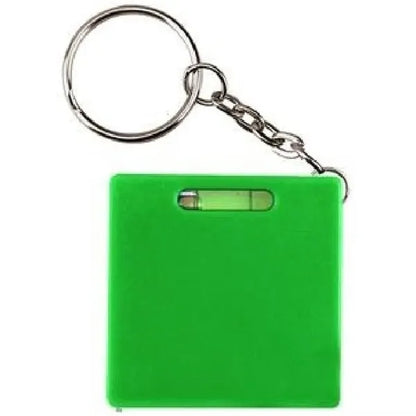 Square Tape Measure w/Level & Key Chain