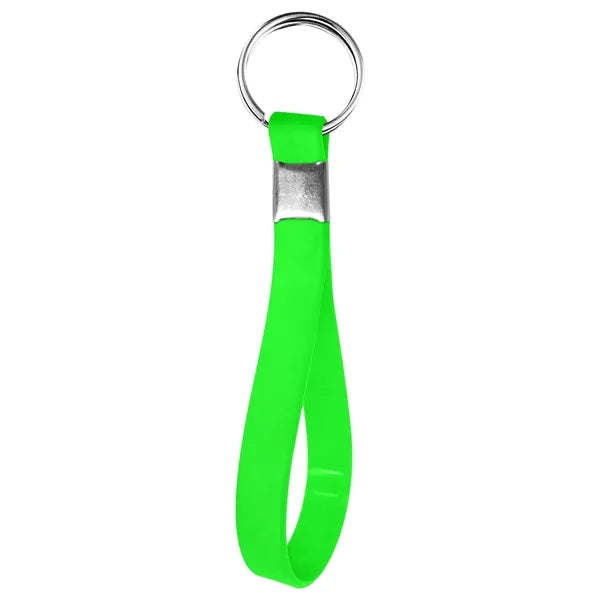 Glow in the Dark Wristband Keychain
