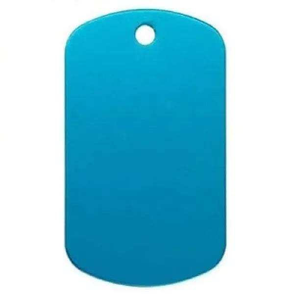 Aluminum Anodized Dog Tag Keychain