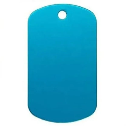 Aluminum Anodized Dog Tag Keychain