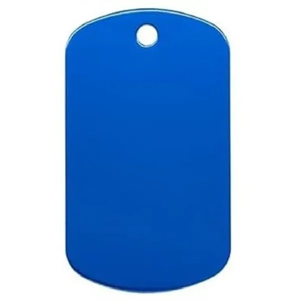 Aluminum Anodized Dog Tag Keychain
