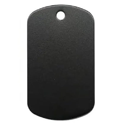 Aluminum Anodized Dog Tag Keychain