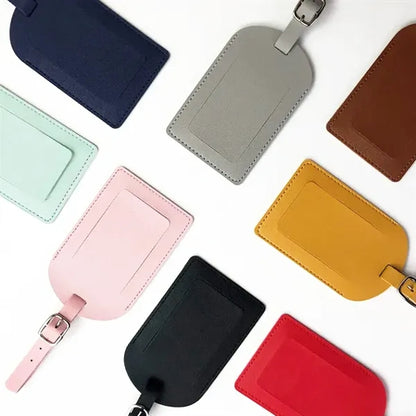 PU Leather Luggage Tags for Travel