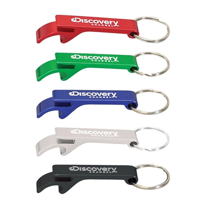 Anodized Aluminum Bottle Opener Keyring