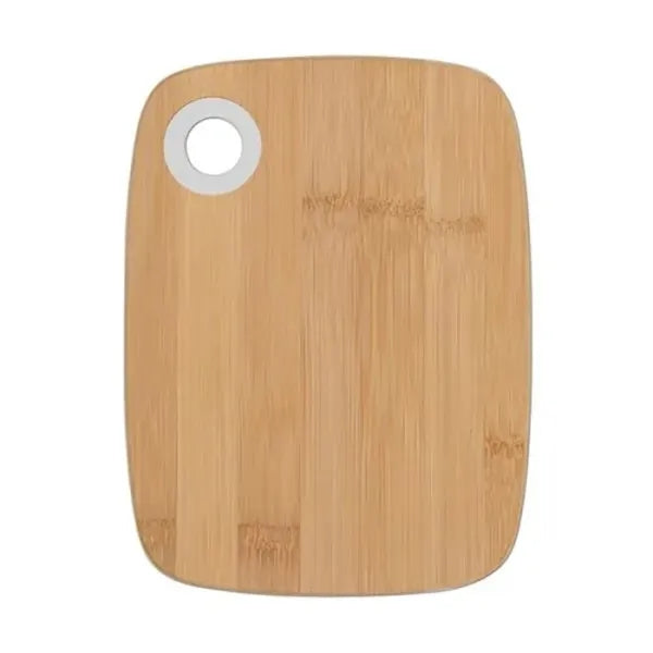 Small Bamboo Cutting Board w/Silicone Ring with Gift Box