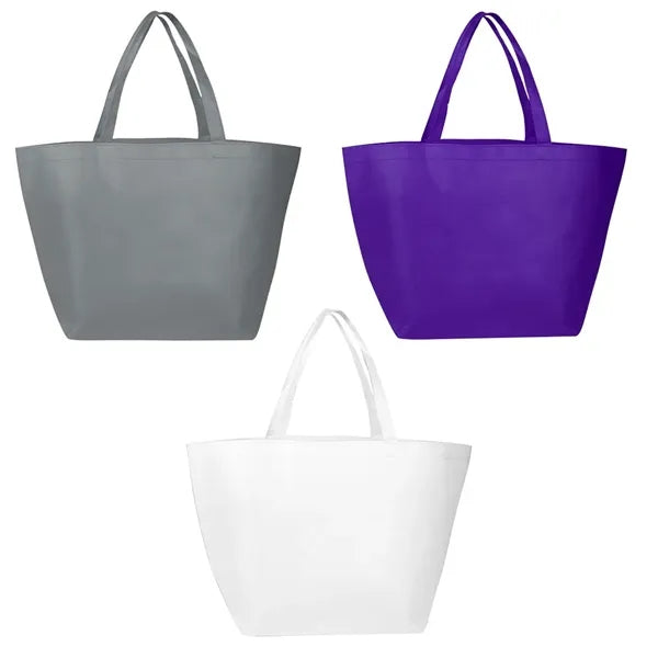 Non-Woven Budget Shopper Tote Bag ( 20" x 13" x 8" )
