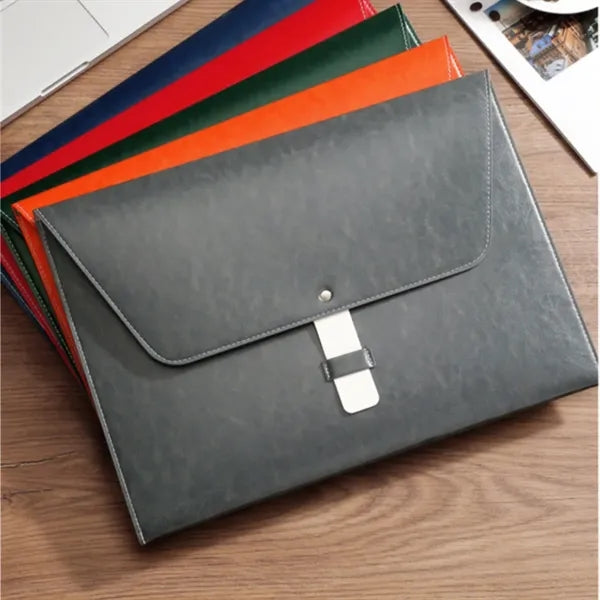 Business Leather Office Storage Briefcase