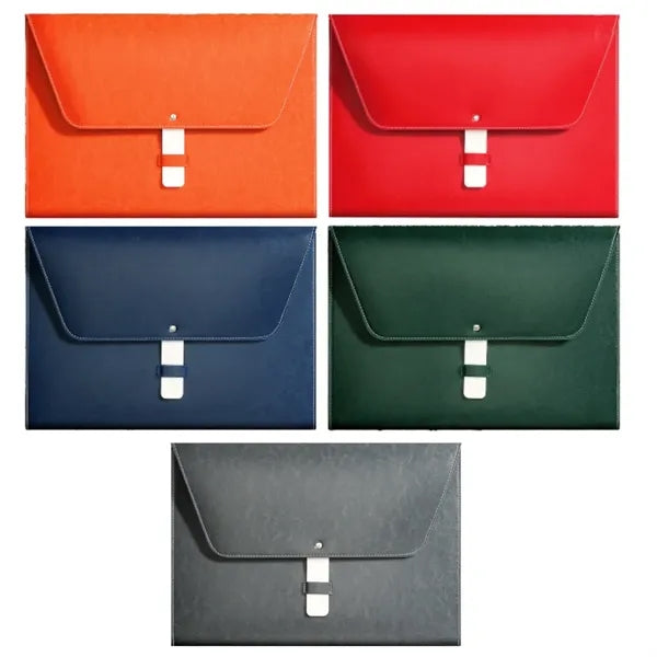 Business Leather Office Storage Briefcase