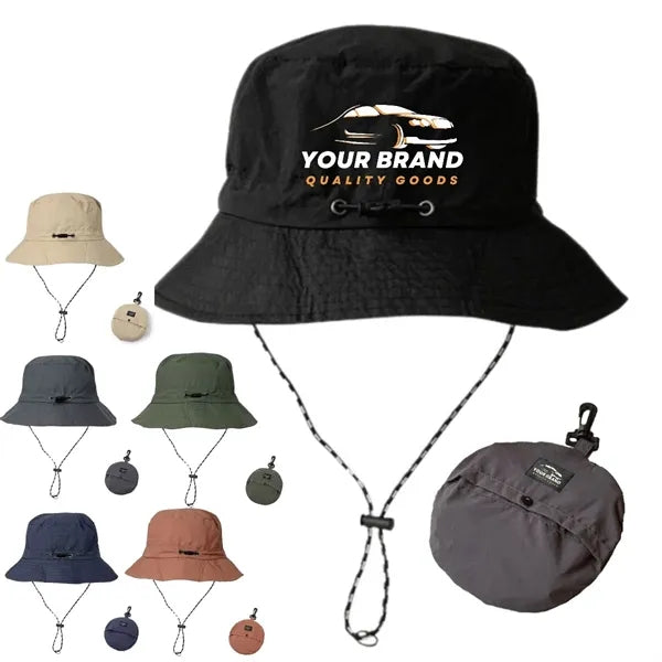 Outdoor Storable Waterproof Sunshade Bucket Hat