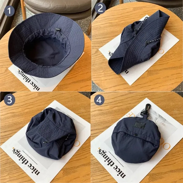 Outdoor Storable Waterproof Sunshade Bucket Hat