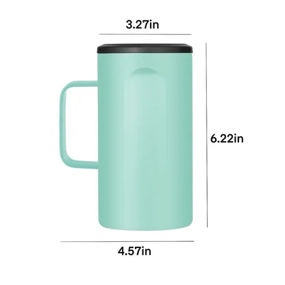15.22Oz Stainless Steel Beer Mug with Handle