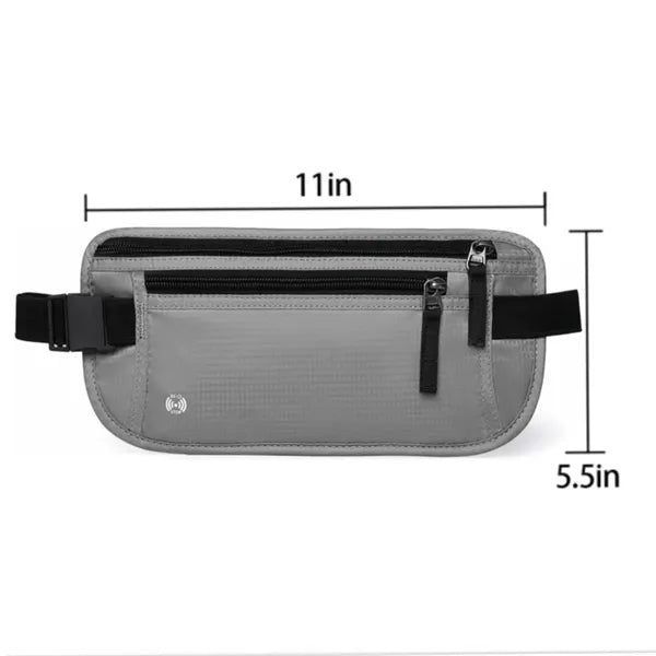 Travel Wallet With Rfid Blocking ID Storage Waist Bag