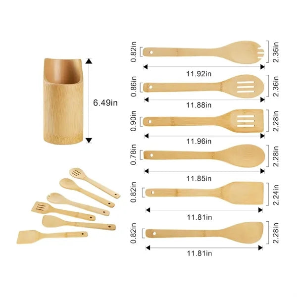 Bamboo Kitchen Utensil Set