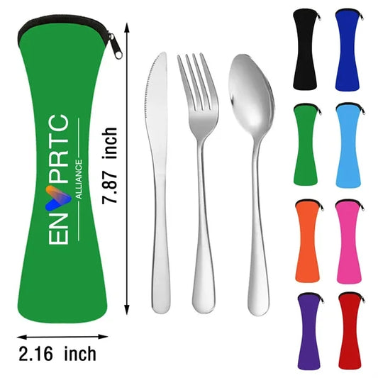 Portable Fork Spoon Knife Set