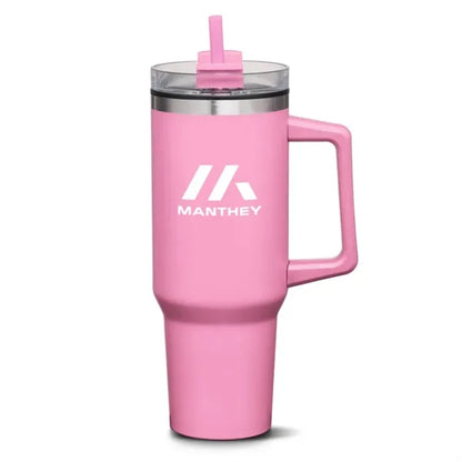 Benidorm Handle Travel Mug w/Straw - 40oz