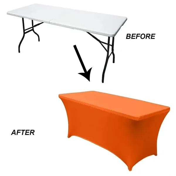 Custom 6FT Fitted Stretch Table Cover