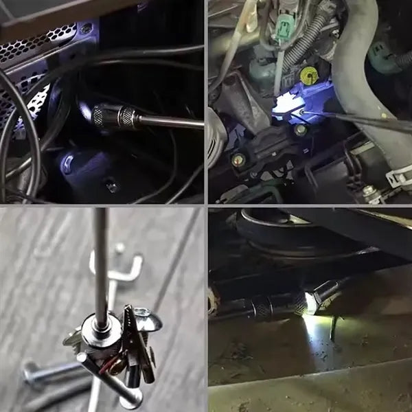 Telescopic Magnetic Pickup Tool with LED Light