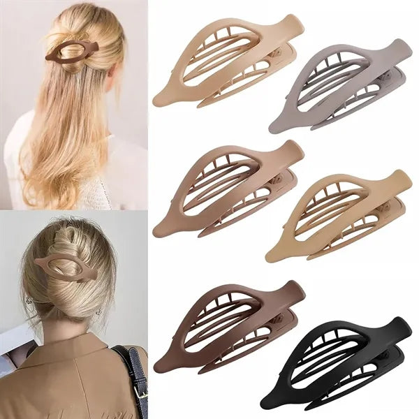 Oval  Hair Claw Clip