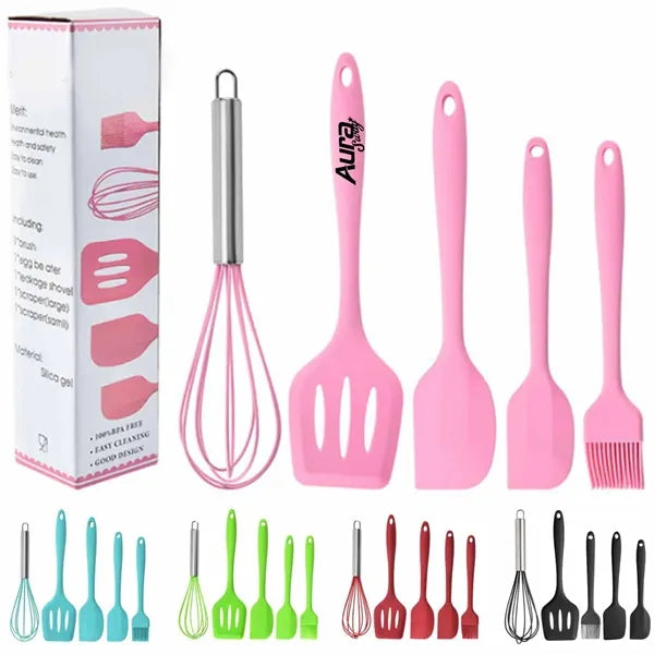 5 Piece Silicone Cooking Set