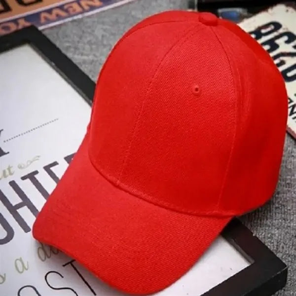 Embroidered 6 Panel Baseball Cap Customizable