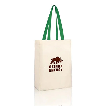 Cotton Grocery Tote (10" X 14" X 5")