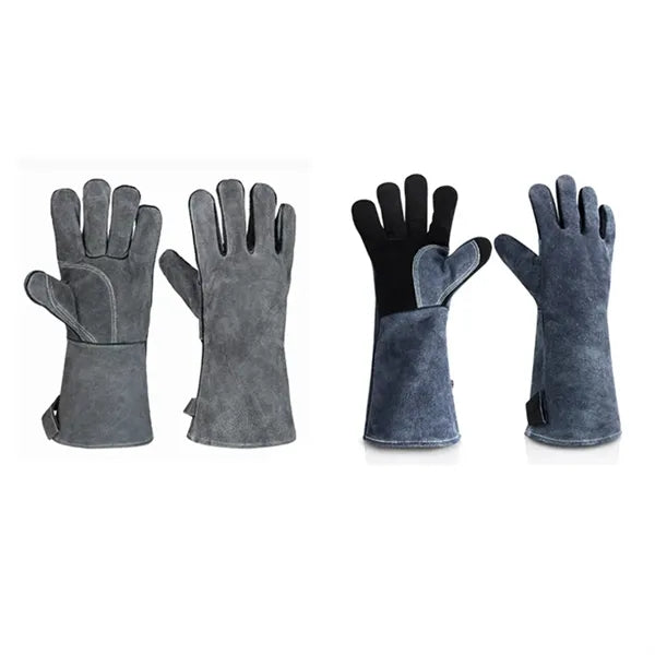 Fire Resistant Heatproof BBQ Gloves for Welding Outdoor Work
