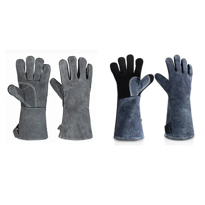 Fire Resistant Heatproof BBQ Gloves for Welding Outdoor Work