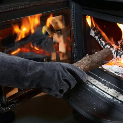 Fire Resistant Heatproof BBQ Gloves for Welding Outdoor Work