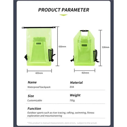 PVC Waterproof Backpack
